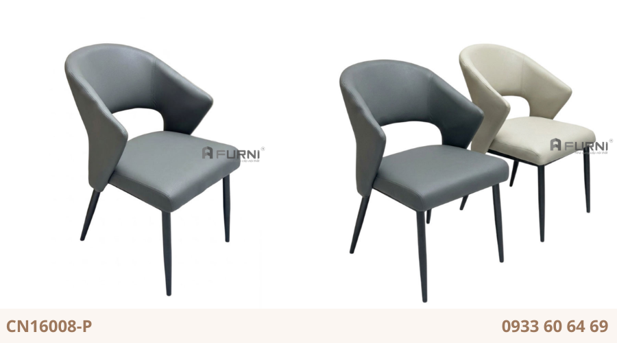 Ghế ăn nệm dày cao cấp bọc da PU êm ái CN16004-P