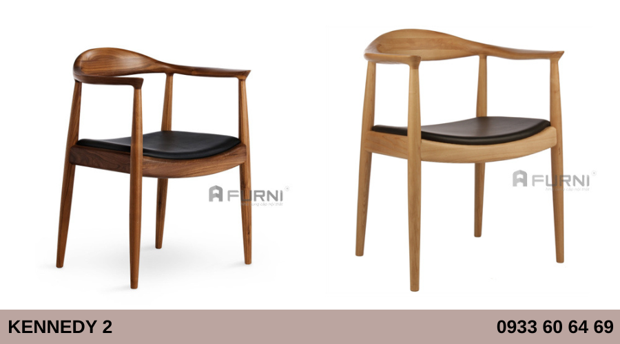 Ghế gỗ nhà hàng có tay KENNEDY 2