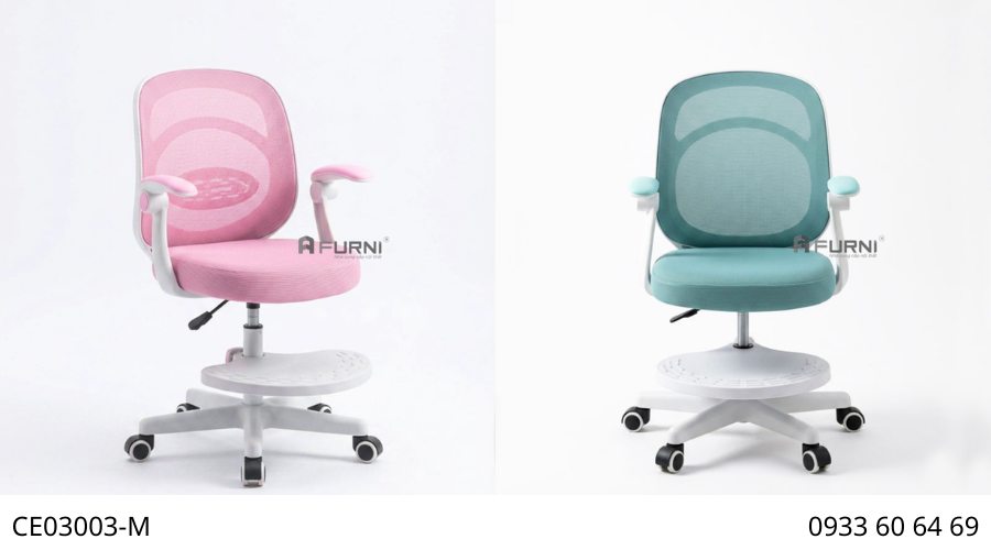 Ghế học bài cho trẻ em có gác chân thoải mái CE03003-M