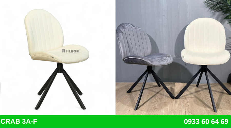 Ghế phòng họp chân xoay hiện đại CRAB 3A-F