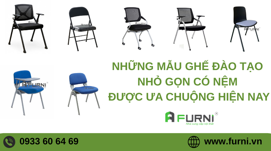 Những mẫu ghế đào tạo bọc nệm được ưa chuộng hiện nay