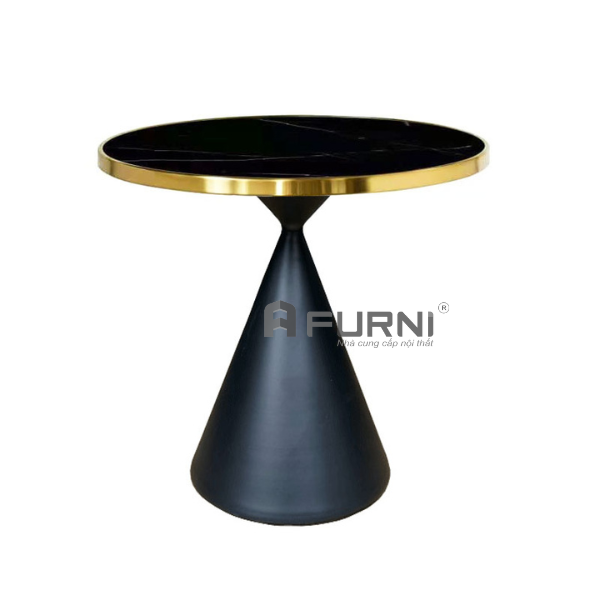 Bàn tiếp khách tròn chân sắt tĩnh điện TE1547-08EC