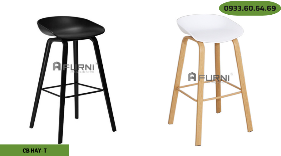 Ghế quầy bar hiện đại thân nhựa cao cấp CB Hay-T
