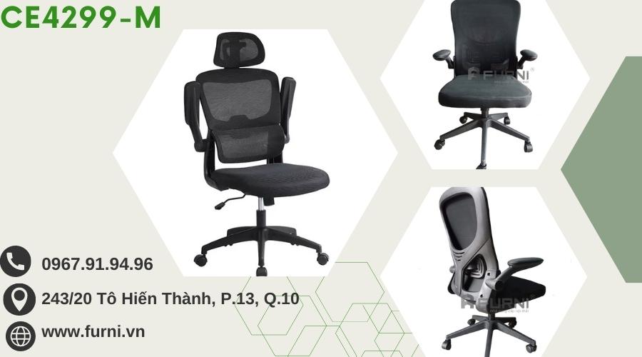 Ghế học bài tay gập tiết kiệm diện tích CE4299-M