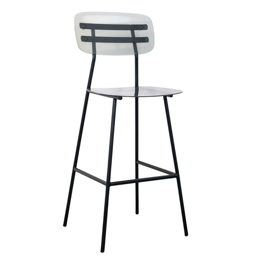 Ghế bar thân nhựa chân sắt