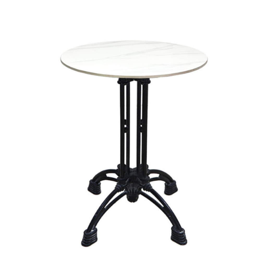 Bàn cafe chân nhôm mặt đá