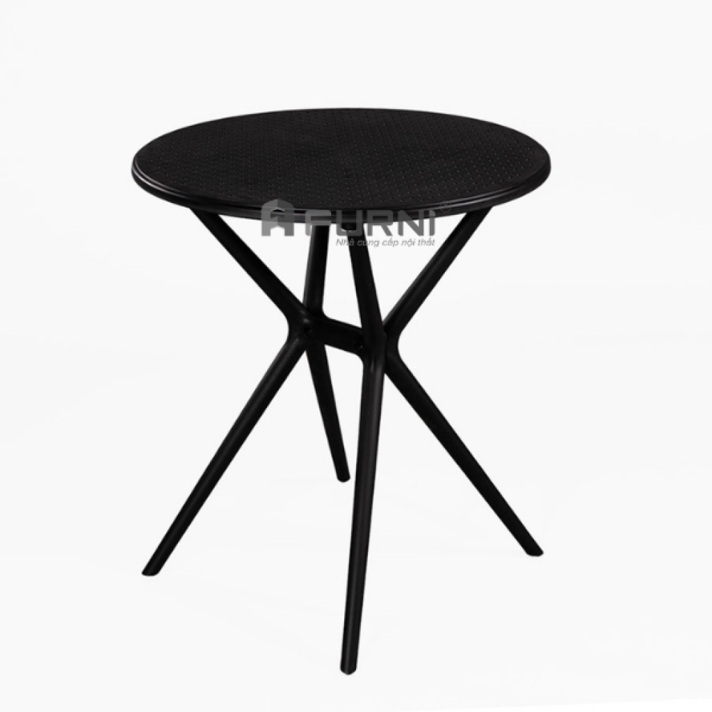 Bàn cafe nhựa đúc ngoài trời