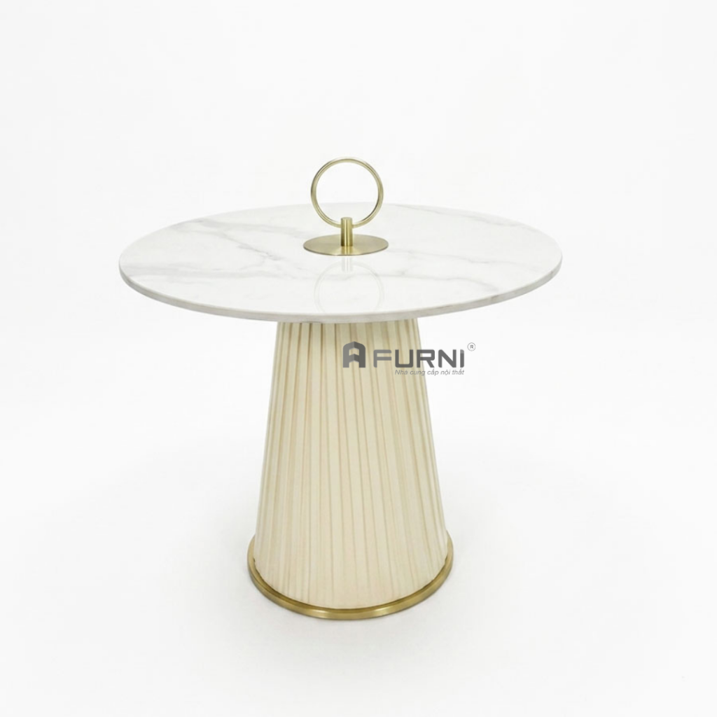 Bàn trà mặt đá tròn đẹp 60cm