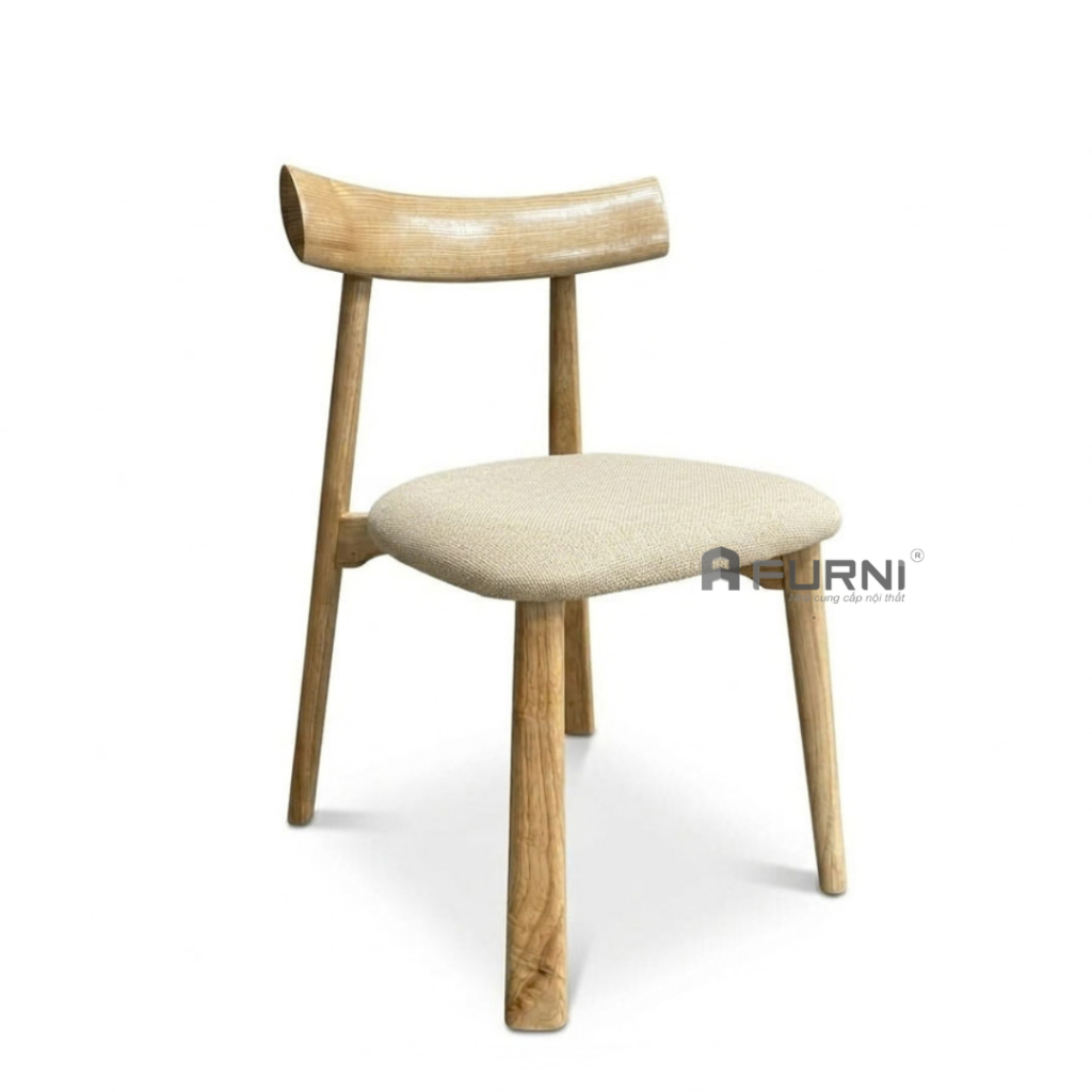 Ghế ăn khung gỗ có nệm