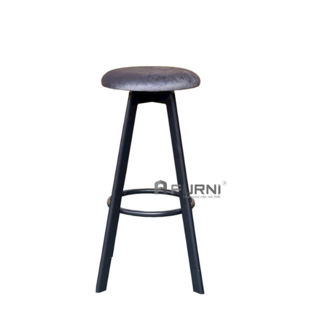 Ghế quầy bar nệm tròn xoay