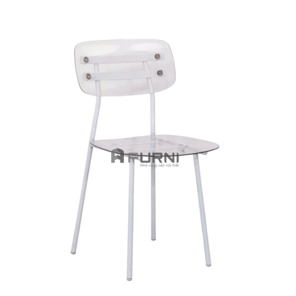 Ghế cafe thân nhựa chân sắt