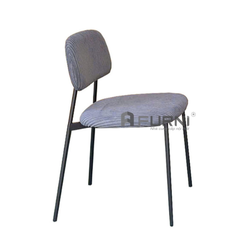 Ghế nhà hàng nhỏ gọn nệm vải
