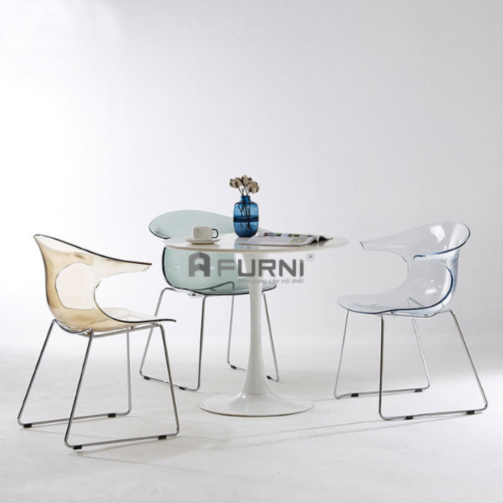 Ghế tiếp khách trong suốt hiện đại CC01001-PC