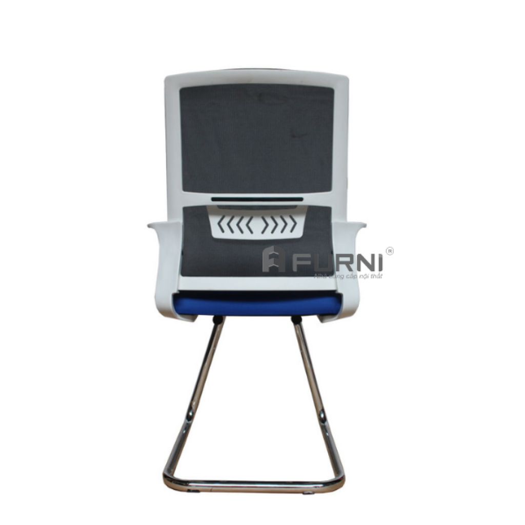 Ghế tiếp khách chân quỳ khung trắng hiện đại CV20001-2M