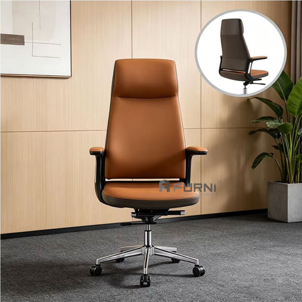 Ghế giám đốc nệm PU cao cấp CM27002-P