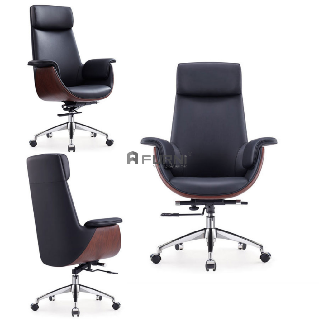 Ghế giám đốc lưng cao nệm dày nhập khẩu CM27008-P