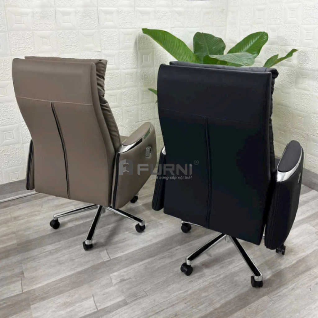 Ghế lãnh đạo lưng cao nệm dày cao cấp CR07001-P