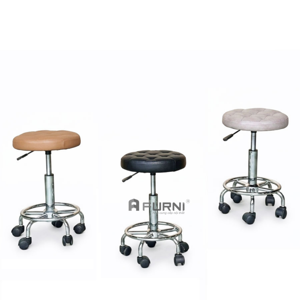 Ghế spa salon không lưng tựa chân tăng giảm độ cao CB03003-2P