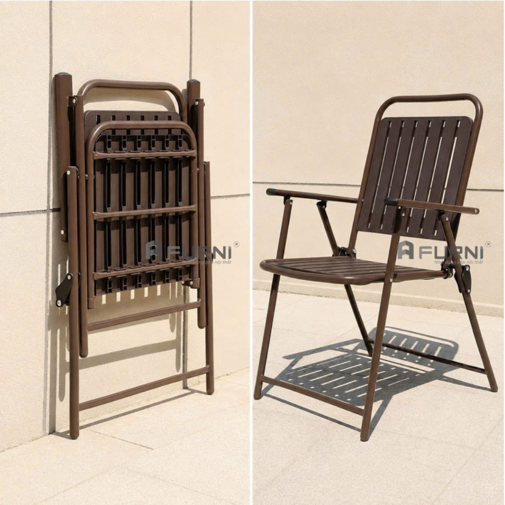 Ghế cafe sân vườn có thể xếp gọn CC03002-T