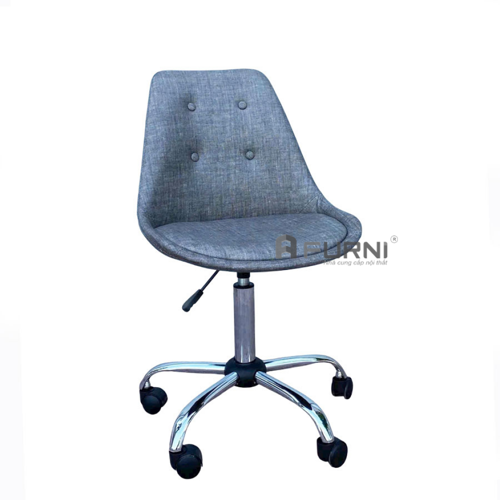 Ghế chân xoay bọc PVC 
