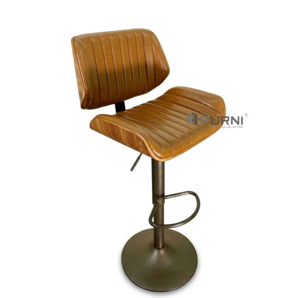 Ghế bar cao cấp chân nâu