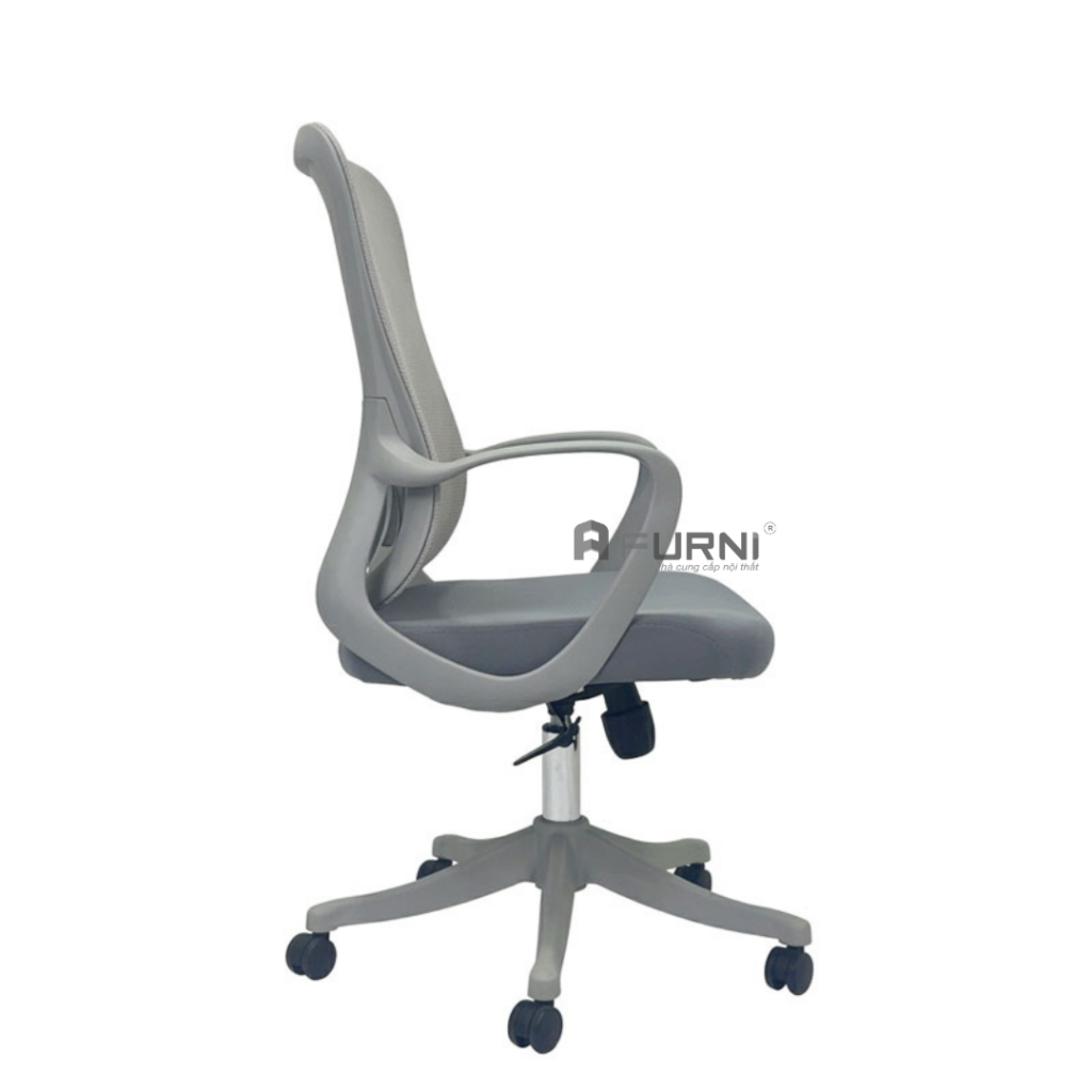 Ghế văn phòng màu xám lưng trung CE05002-2M