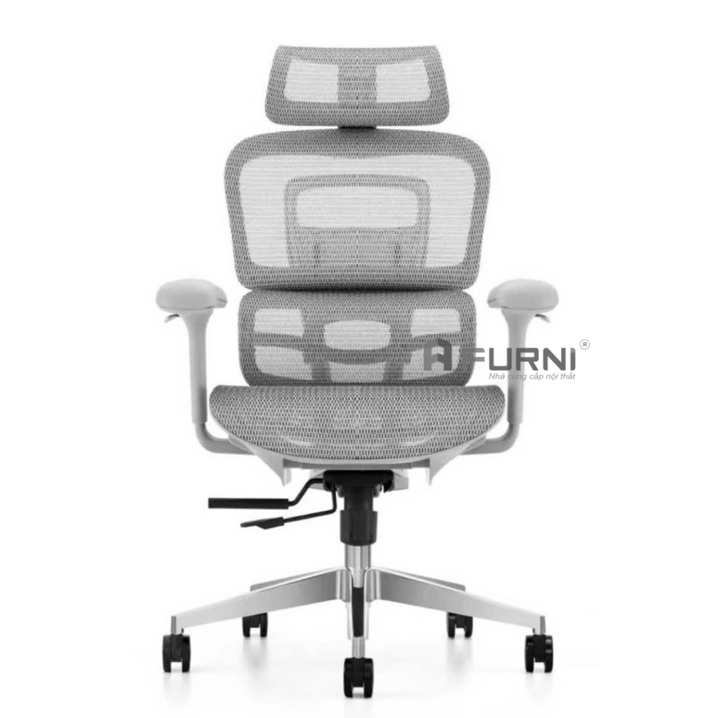 Ghế làm việc lưng lưới có tựa đầu CM06002-2M