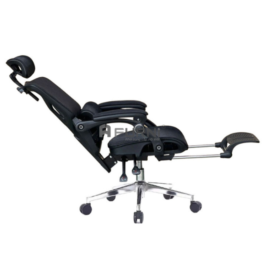Ghế làm việc có ngả lưng gác chân nghỉ trưa CR03001-M